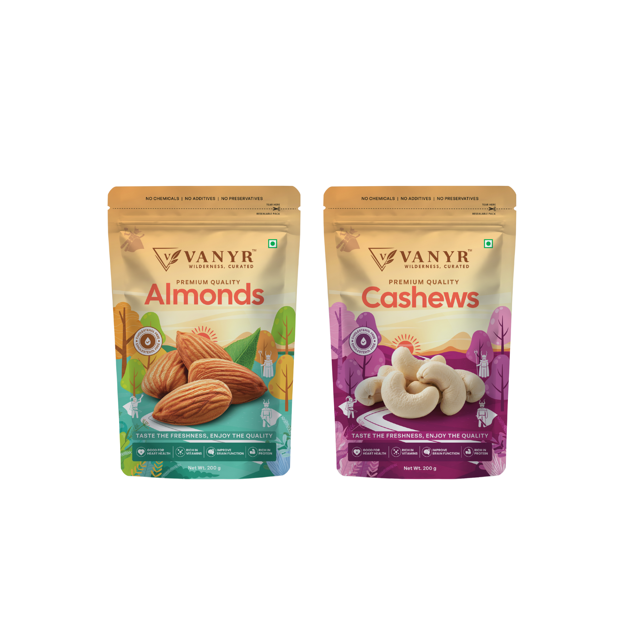 Almond and Cashew Nut Combo