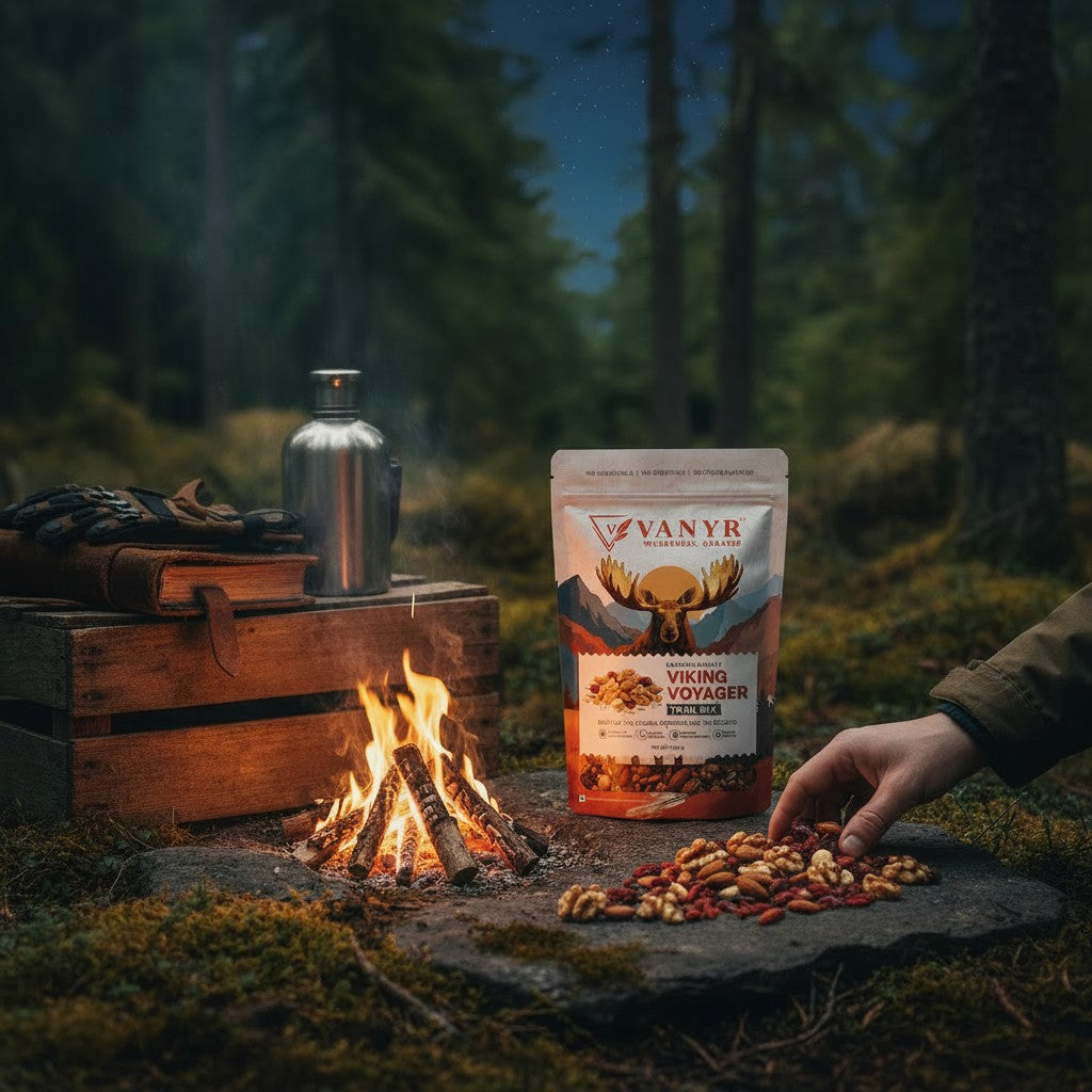 Vanyr Viking Voyager Trail Mix | Premium Nuts, Seeds & Berries | Healthy Snack M