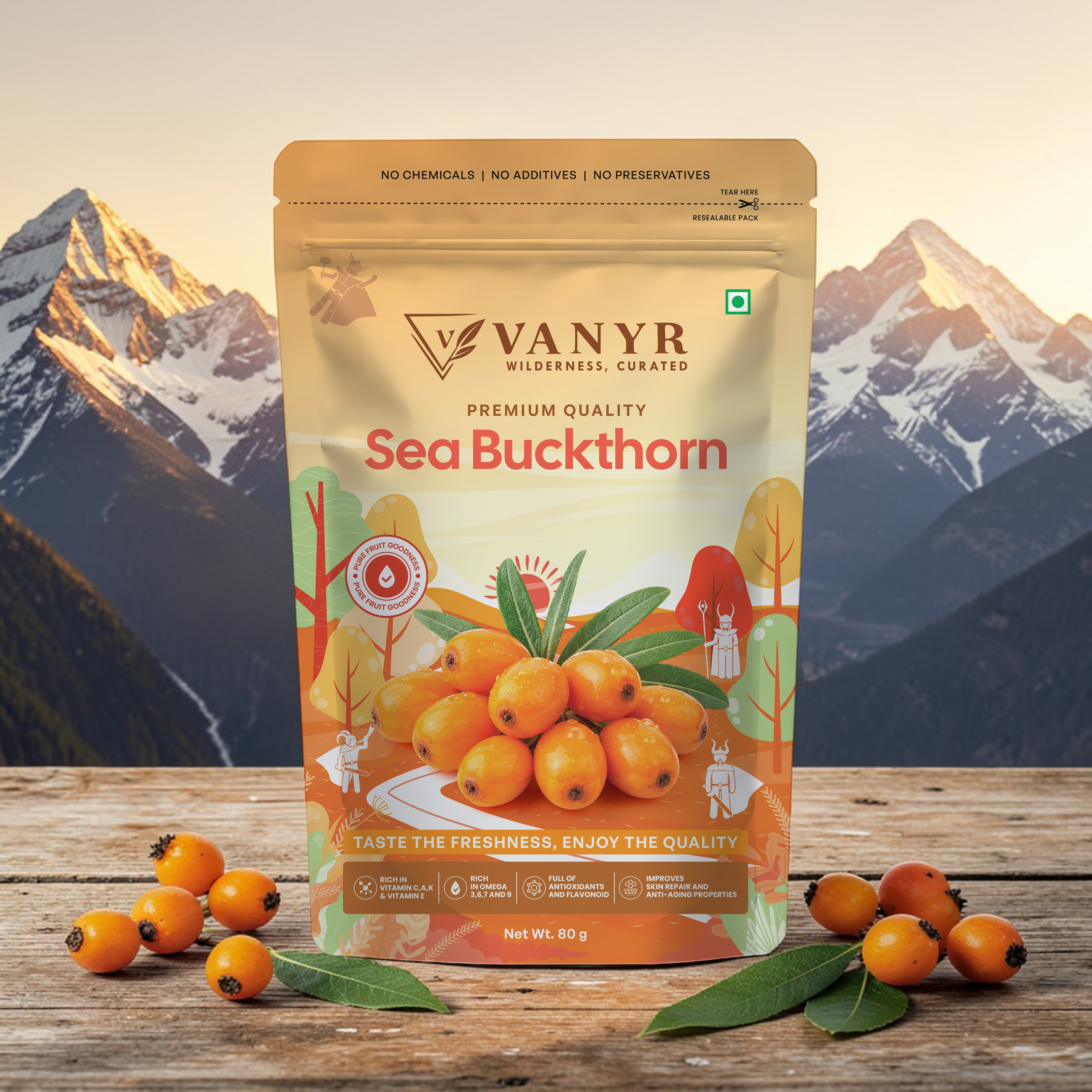 Premium Sea-Buckthorn| Himalayan Leh Berries