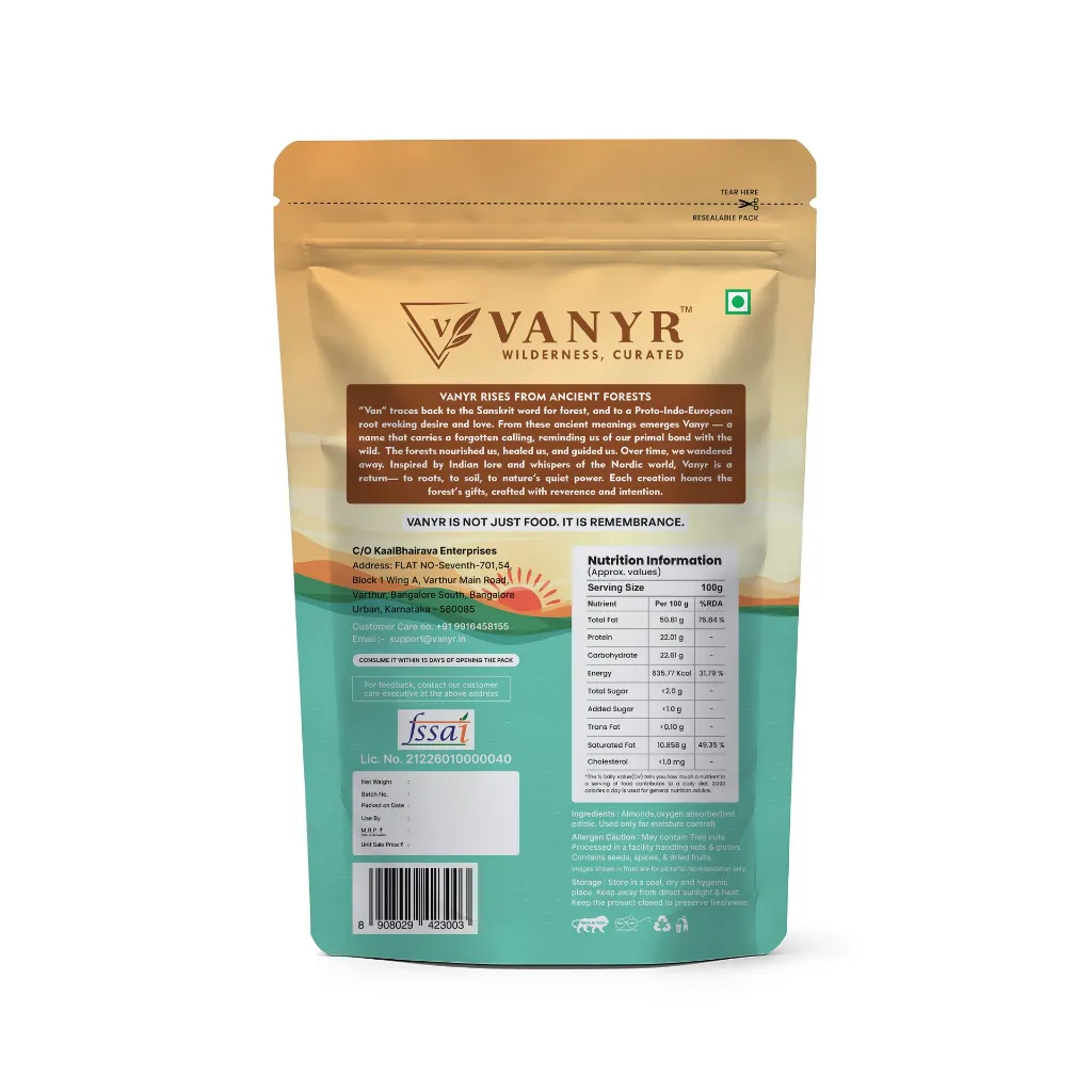 Vanyr - Almonds 200g (BackSide).webp